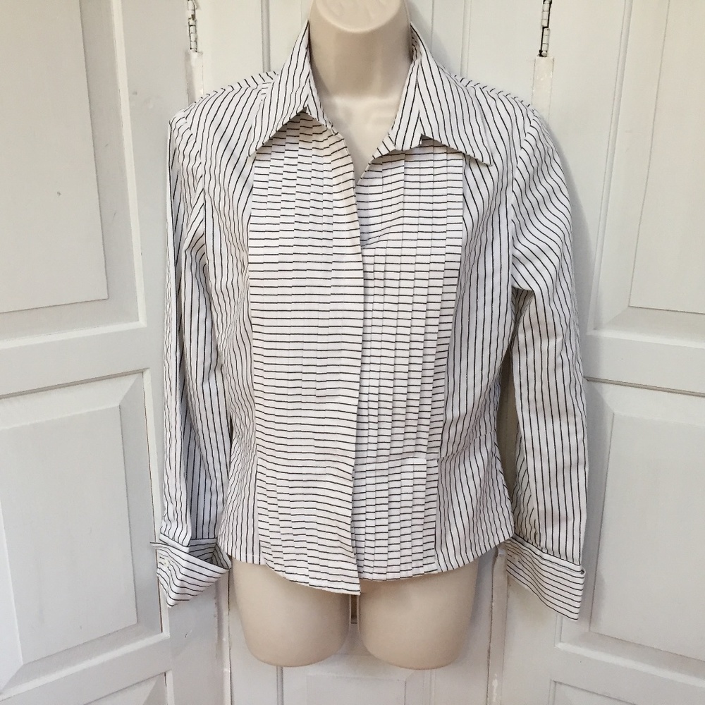 Jones New York Stretch Blouse w/ Sparkle